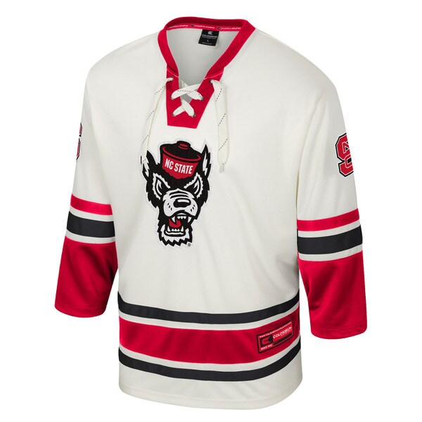 White/Red/Black Fashion Hockey Jers